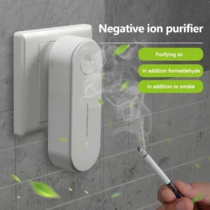 Nouveau purificateur d'air Portable Anion Purification de l'air désodorisant ioniseur nettoyant poussière épilateur de fumée de Cigarette toilette désodor pour animaux de compagnie